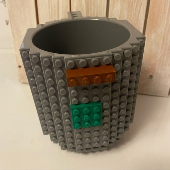 Gray Building Bricks Mug Coffee Cup - Picture 5 of 10